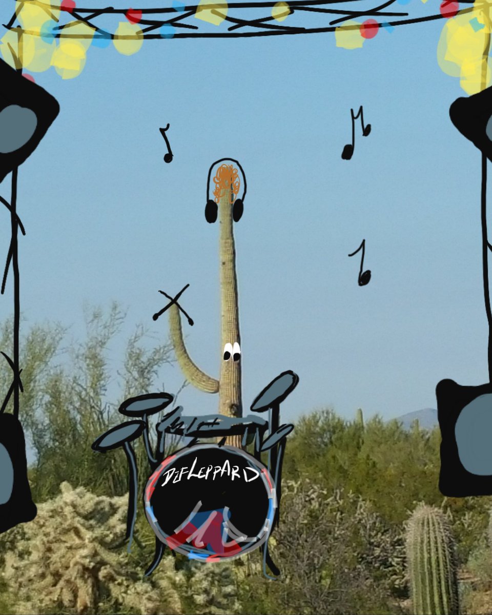 CuberlyH's tweet photo. Back by popular demand 
#cactusman  #picturerocksholly #drummer
The-drummer-from-DefLeppards-only-got-one-arm https://t.co/GLQBTmYA2O