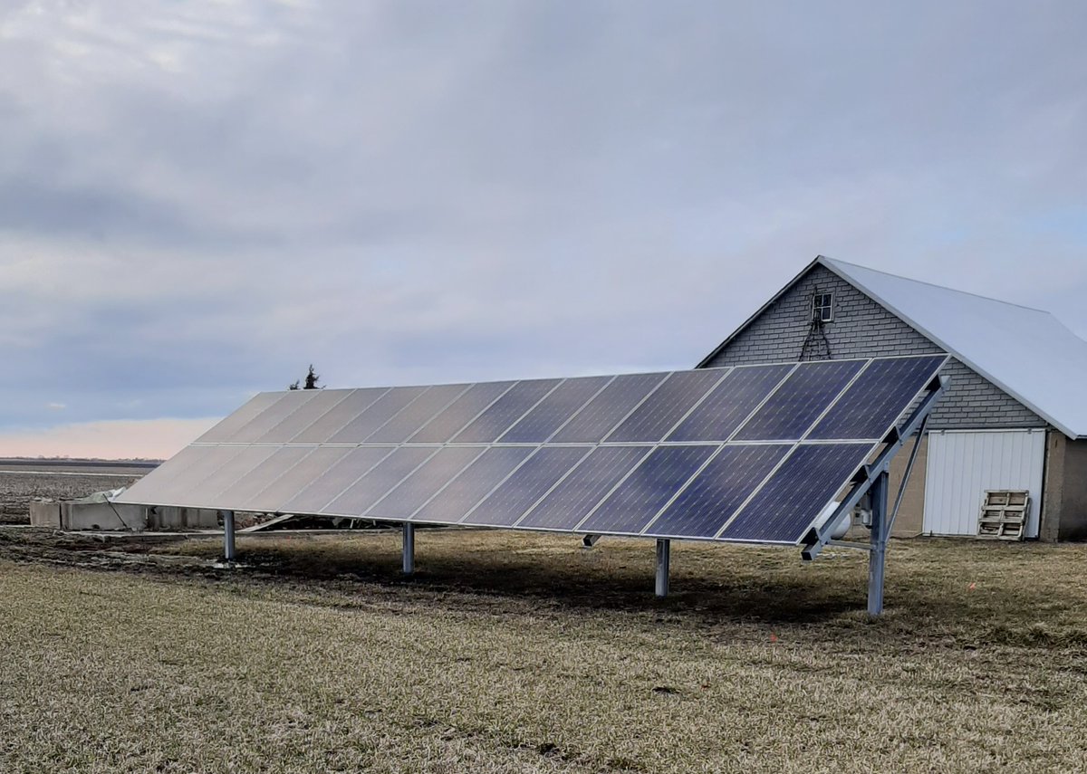Recent 9.99 kW system installed in Ludlow, Illinois! 😀 #solar #solarenergy #renewableenergy