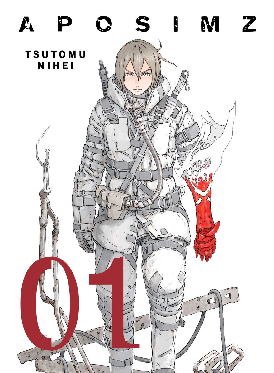 Books 17-18: APOSIMZ Vols. 1 & 2APOSIMZ is pretty simple so far, but it's enjoyable nonetheless. I'm a bit surprised that Yiyu was defeated so quickly, though it's clear there are bigger enemies for Etherow in the Empire. Nihei's artwork is also fantastic!  #VLordReads  #manga