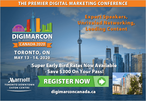 DigiMarCon's tweet photo. #DigiMarConCanada 2020: SUPER EARLY BIRD RATES at $300 OFF! Reserve your seat today! https://t.co/WNEC2X4UdP #DigitalMarketing #Canada #ON #MarketingEvents #CanadaEvents #Toronto https://t.co/R0lLSPoEEM