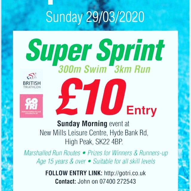 Come and Tri it out! My Tri club event it’s a fab starter and you get to see my happy face as swim Marshal come on sign up!!