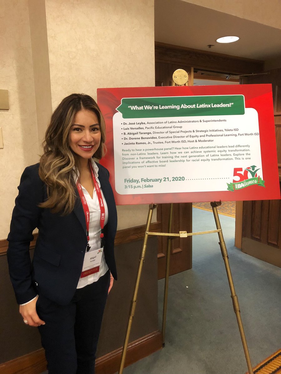BAbigailTarango's tweet photo. #Grateful, blessed & humbled by the opportunity I was given to meet & be on a panel w/Dr.Leyba @ALASEDU @luis_versalles @CC_AboutRace @dbenavidez2 @FortWorthISD moderated by @jaramos_jr @MASBATX new President. If u were there give a shout out #MASBAgold #MovimientoUnidos #TuVoz https://t.co/N3m55yOQPJ