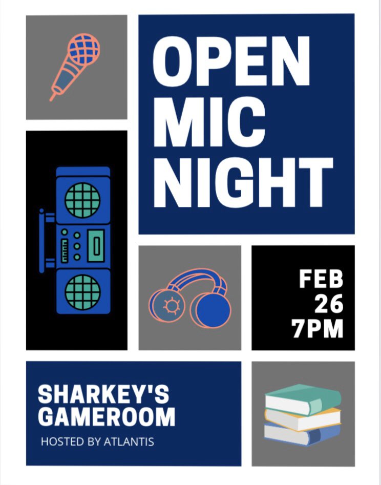 Open mic this Wednesday! Don’t miss out!