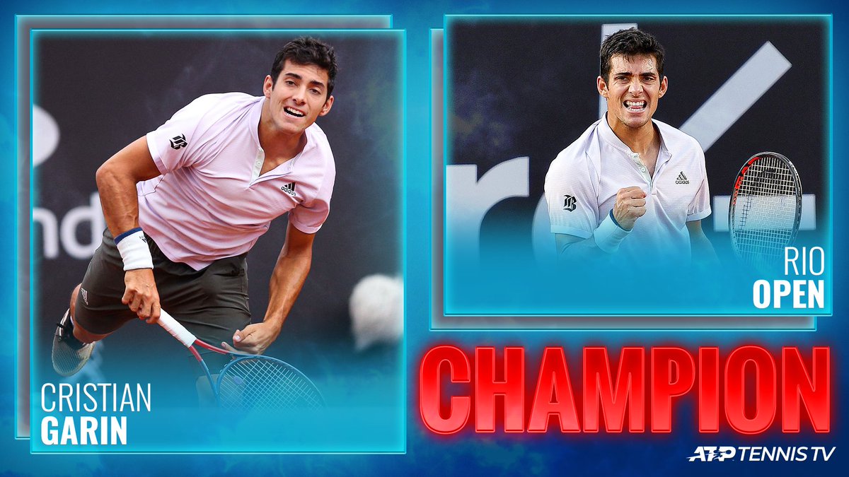 King Cristian 🏆

A first ATP 500 title for <a href="/Garin_Cris/">Cristian Garin</a> as he takes down Mager 7-6(3) 7-5 at <a href="/RioOpenOficial/">Rio Open</a>.