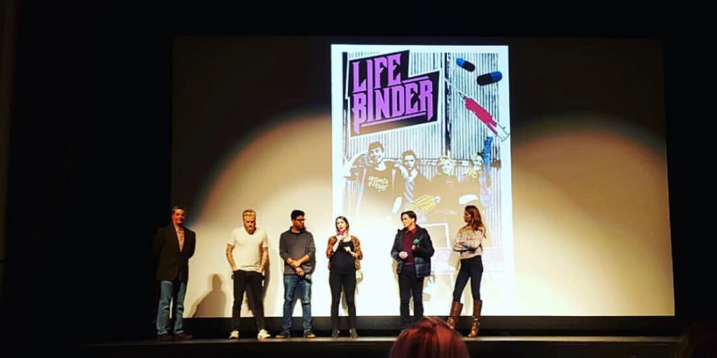 LifeBinderMovie's tweet photo. About Last Night ...  Private Screening in Rome, Georgia 
::: 
#LifeBinderMovie #TatesHell #RomeGa #andykurtz #pedroferreira #sarabessferreira #terrellsandefur #amberneukum https://t.co/3NqjTBrYXF