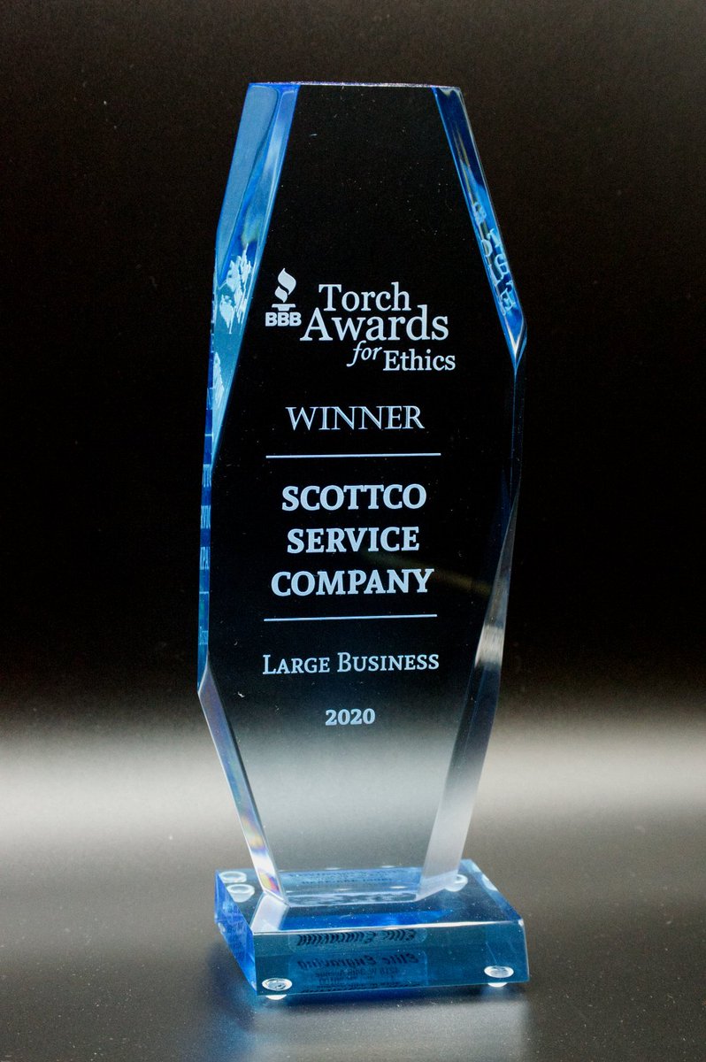 ScottcoService's tweet image. Honored - Thank you BBB for the recognition.