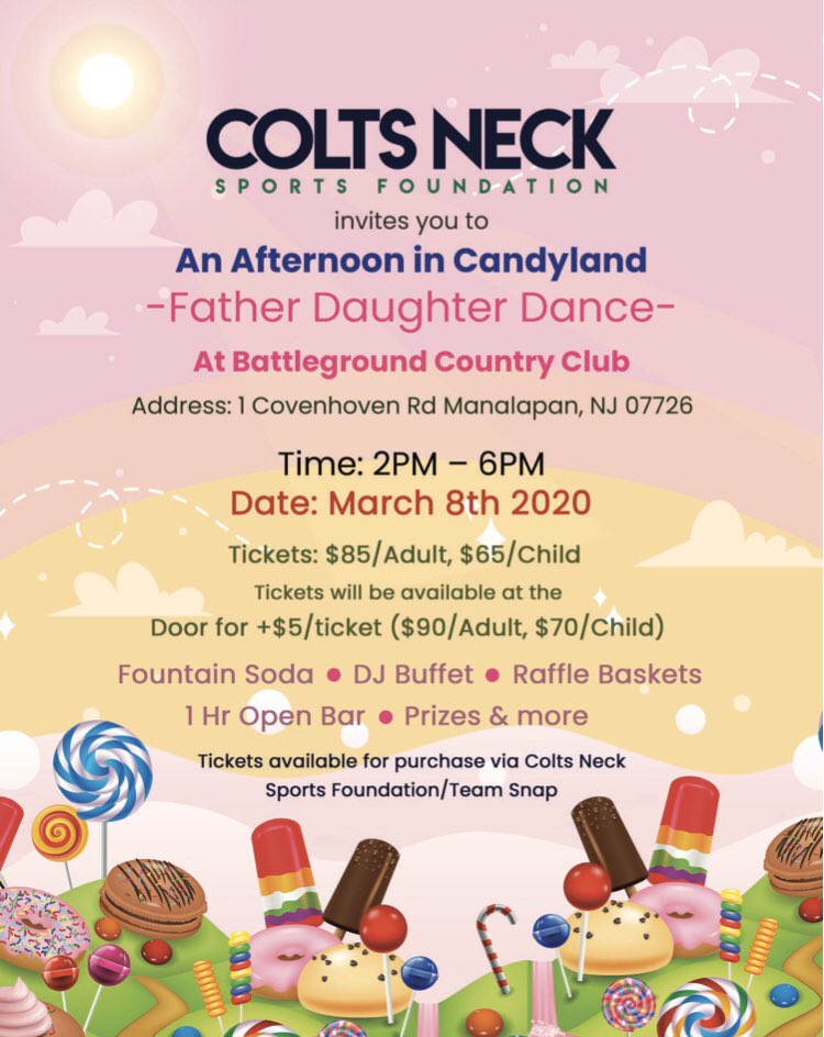 ColtsNeckSports's tweet photo. ⏰Two weeks to go!⏰                   Buy your tickets for the Father Daughter Dance! https://t.co/tz4Urm5hG0