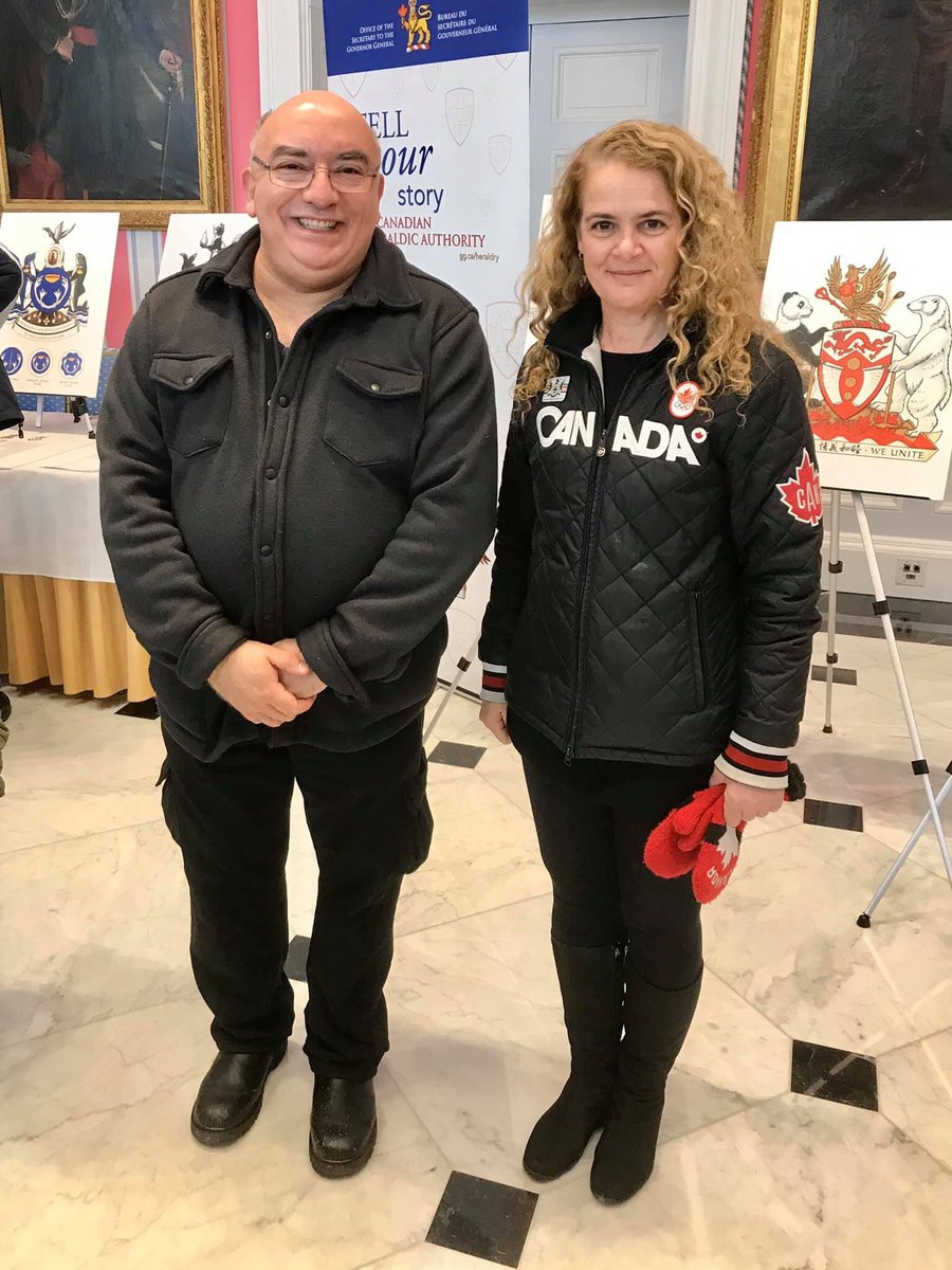 jrscanada's tweet photo. Welcomed at the Rideau Hall by the Governor General of Canada, Her Excellency the Right Honourable Julie Payette https://t.co/q9CBvTly5C