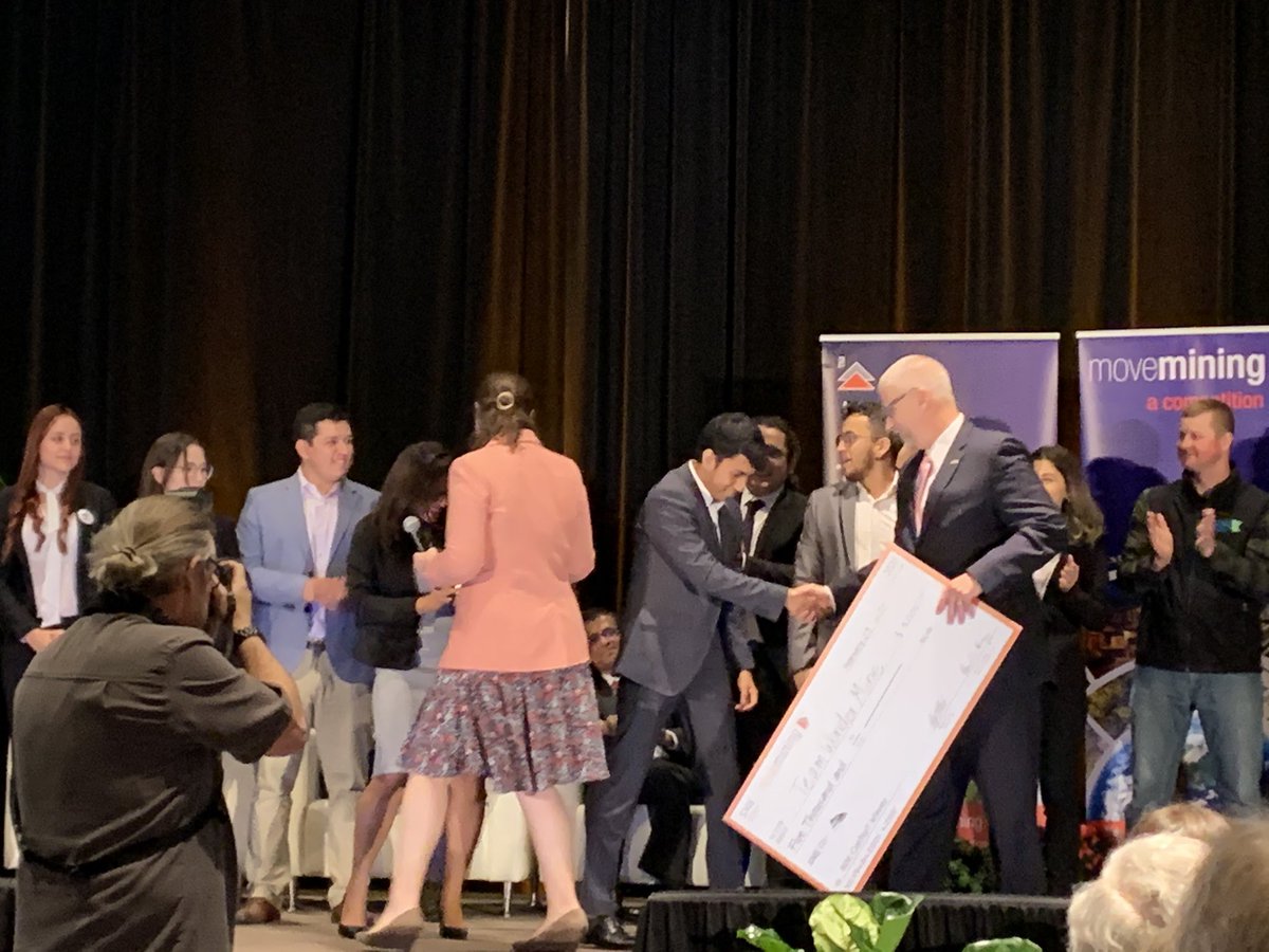 Charlie_Z's tweet photo. Congrats to Team Wonder Mine... this year’s #MoveMining winners! Be sure watch the replay on https://t.co/FgfhuaLvb3 https://t.co/pWJuQJO1Q5