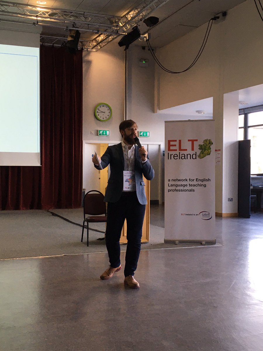 Liam_ELT's tweet photo. And finally, a super huge thanks to President extraordinaire @LahiffP for 2 years of blood, sweat and tears steering the good ship @ELTIreland - best of luck to @LauraOGrady1 who’s stepping into the presidential hot seat. #ELTI2020 https://t.co/cK7FpIFbjF