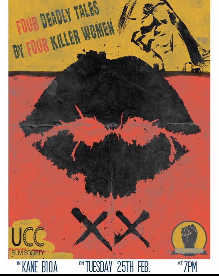 UCCFemSoc's tweet photo. Looking forward to our screening of XX with @UCCFilmSoc this Tuesday! Join us in Kane B10A at 7:00pm for this incredible film 💕 @uccsocieties #feminist #Feminism https://t.co/qIIaQcIc0z