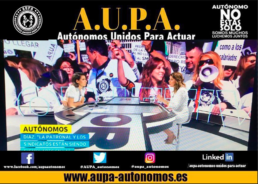 AUPA_Autonomos's tweet image. #ObjetivoMinistraTrabajo
Es importante que @Yolanda_Diaz_  entienda que con nuestras manifestaciones le pedimos que nos atienda, pedimos derechos dignos y ahora tiene la oportunidad de demostrar que es capaz de conseguir mejoras para los autónomos. Gracias @ObjetivoLaSexta