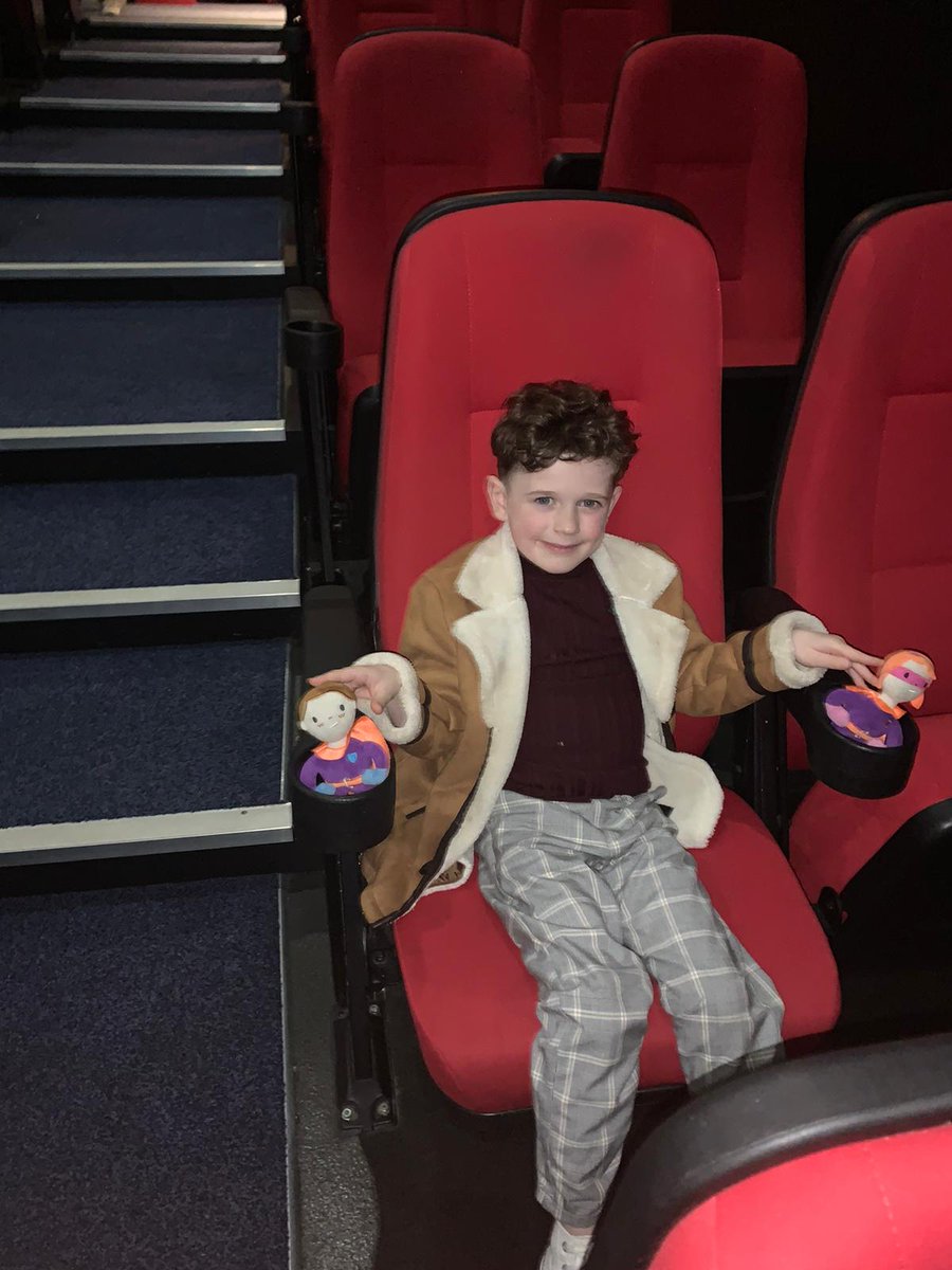 Olly-rocco with Seren a Sbarc in the cinema watching the new movie sonic the hedgehog. They had a fantastic time all together 😍 <a href="/yggf123/">Ysgol Gymraeg Gilfach Fargod 🏴󠁧󠁢󠁷󠁬󠁳󠁿</a>
