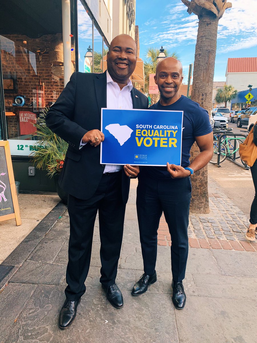 HRC is in South Carolina ahead of the primary.