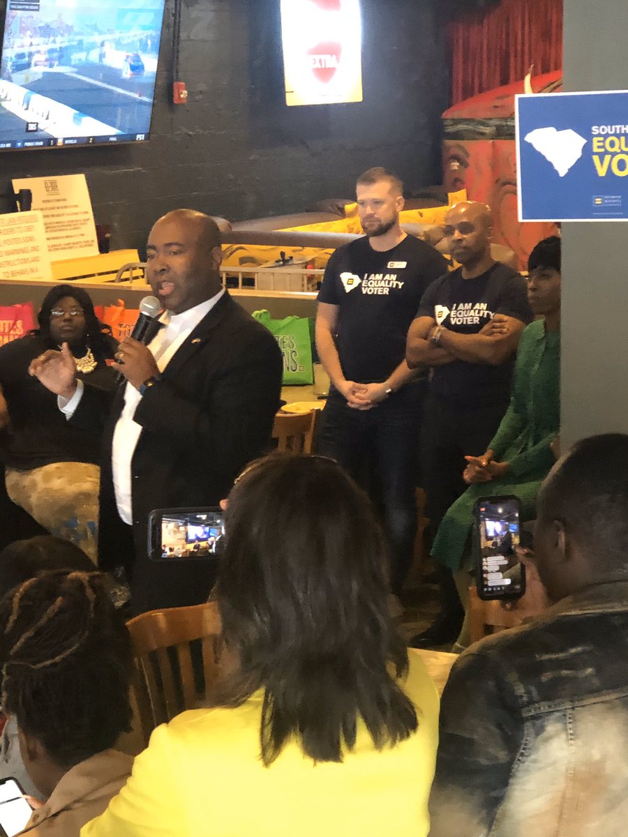 HRC is in South Carolina ahead of the primary.