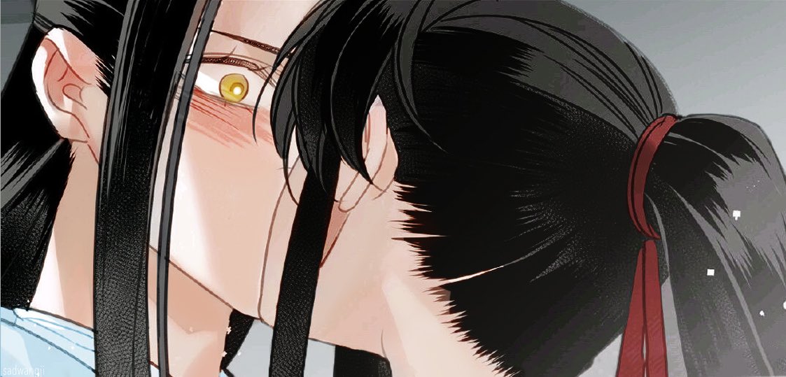 my coloring of wangxian’s kiss: a thread i will be filling up as i go
