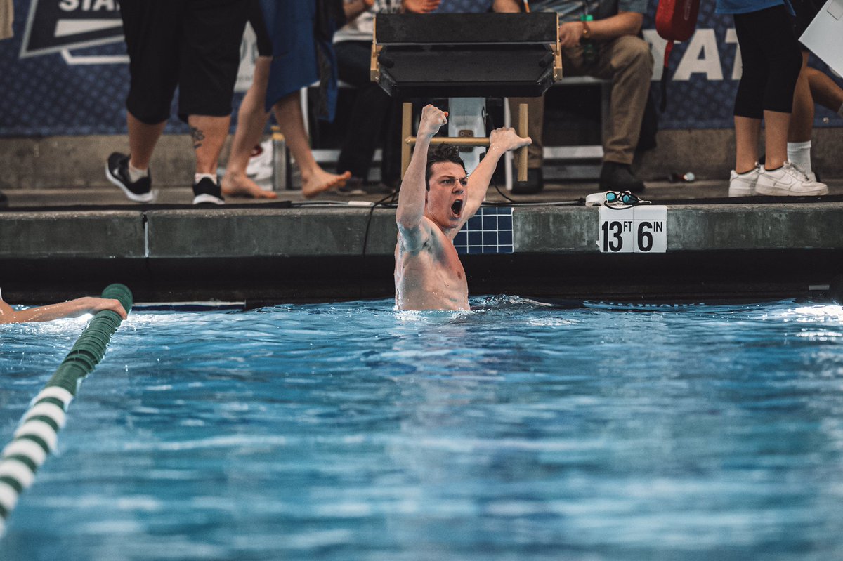 FoordLuca's tweet photo. School, district, and state records with a 58.5 in the 100 breast feels pretty good💪🏻🥇 https://t.co/8eNxKexEmF