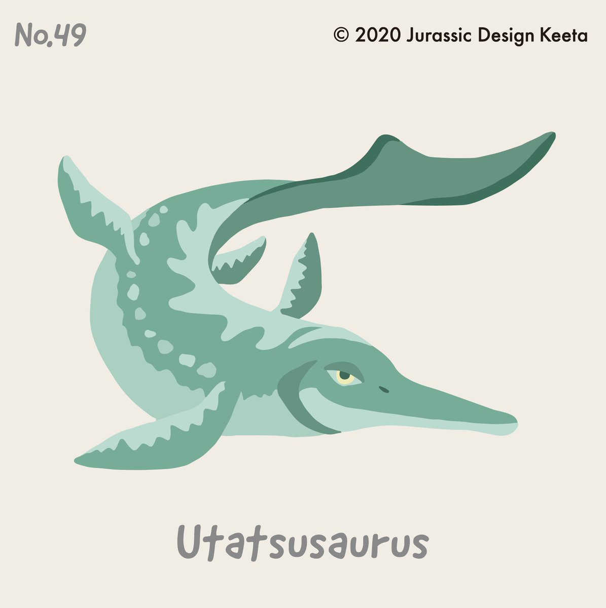 keetaGG's tweet photo. No.049❗️
Uratsusaurus🌵
ウタツサウルス🦖
・
日本の宮城県で発見された魚竜🐟
・
#ウタツサウルス
#utatsusaurus
#Nanuqsaurus
#keeta🦖
#JURATOPIA
#ジュラトピア
#恐竜
#恐竜イラスト
#恐竜イラストレーター
#恐竜グッズ
#恐竜博物館
#dinosaur
#dinosaurs
#JurassicPark
#JurassicWorld https://t.co/WCpzNoDkNM