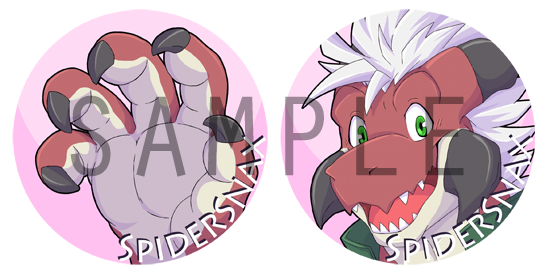 SpiderSnax's tweet image. I will be giving out a Free Face/Paw Dual Icon (or could be printed as a badge too) via raffle.  To participate you must:  

1)  Like and Rt  

2)  Follow  

Raffle ends 2/28/20.  Winner will be notified by Message.  Good Luck!  

Sample below: