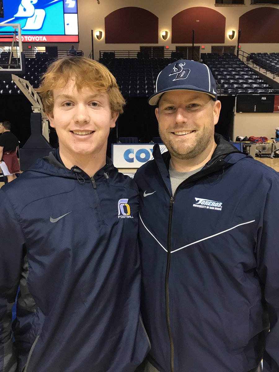 EnneyRyan's tweet image. Thank you @USDFootball and for having me out to Junior Day this weekend. @CoachBobbyJay @CoachSuttonUSD @CoachGRobUSD @CoachChapatte
