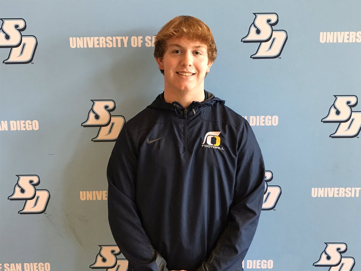 EnneyRyan's tweet image. Thank you @USDFootball and for having me out to Junior Day this weekend. @CoachBobbyJay @CoachSuttonUSD @CoachGRobUSD @CoachChapatte