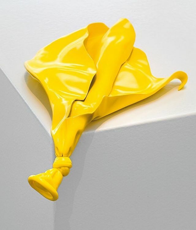 F****D / painted resin sculpture by @jirigeller // colorized in #jeepneyyellow