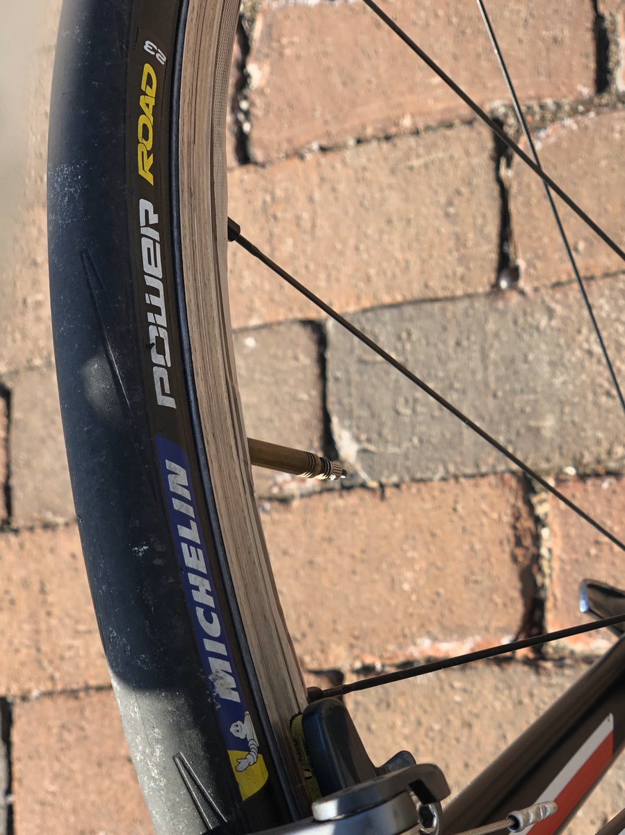 Proper tire choice for the ride today! <a href="/Michelin/">Michelin</a> #rideonmichelin #poweryourself #testerprogram