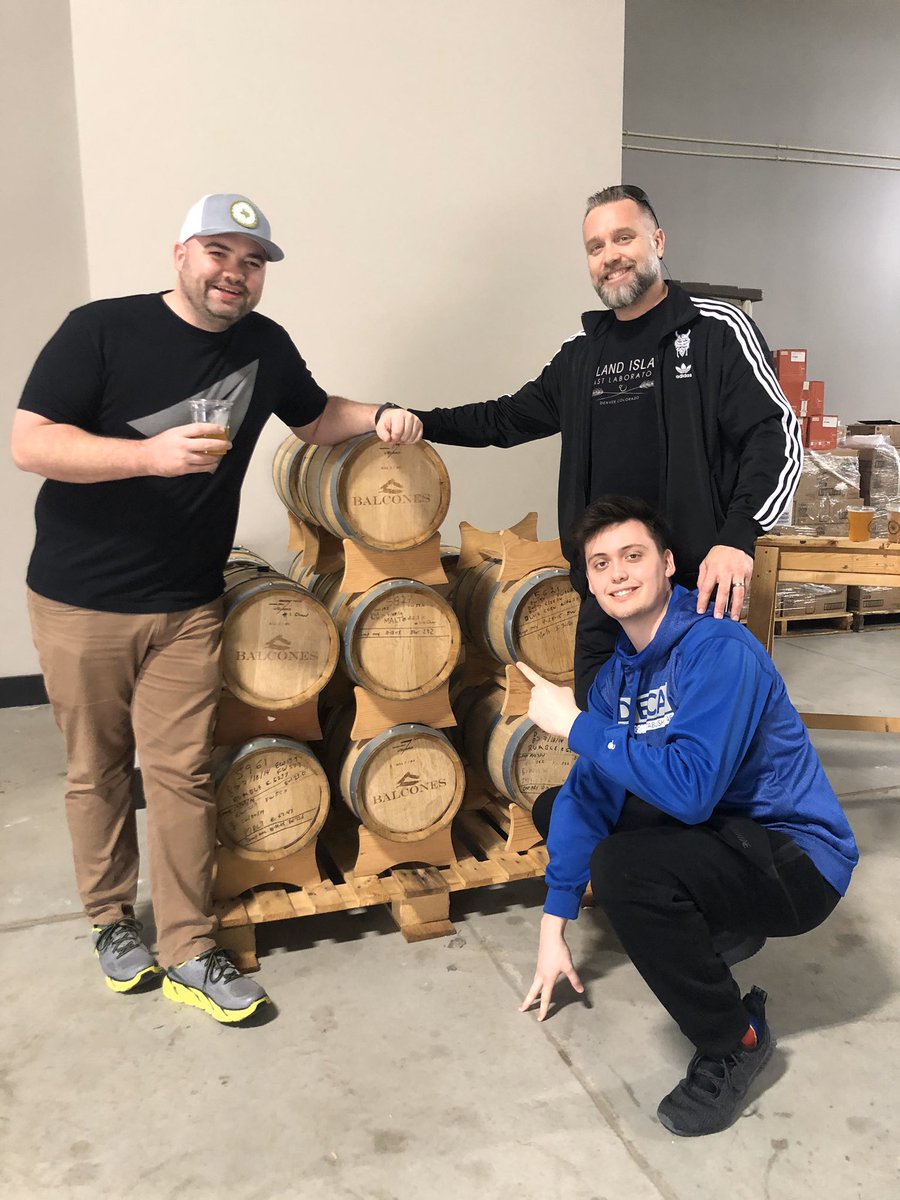 About to have a wee bit of fun with some wee whiskey barrels! Thanks <a href="/TXLeaguerBrew/">Texas Leaguer BrewCo</a>