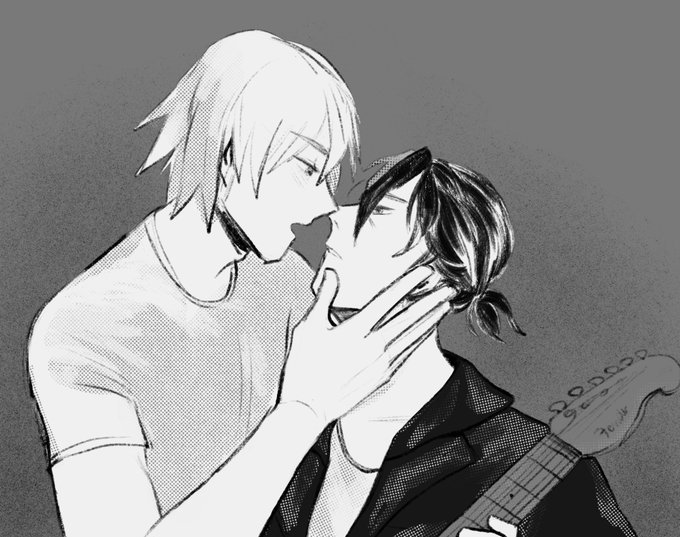 reposting this modern/band au #dimilix bc it's my best dimilix,, 