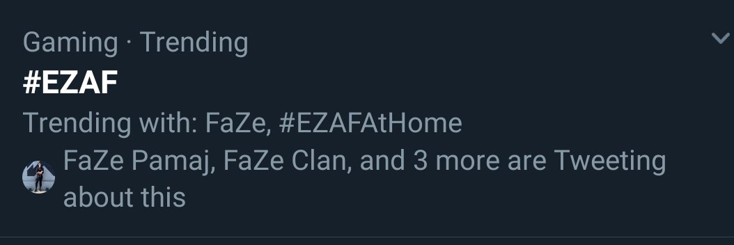 FaZe_Vegas's tweet photo. Thank you everyone for making this weekend truly #EZAFAtHome 🖤❤ https://t.co/yqv6xyHrkP