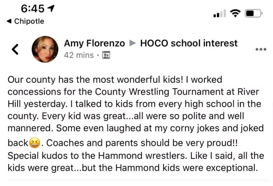 wrestle_hammond's tweet photo. It’s always great to hear about the positive character traits of our student athletes.  Thank you Amy for taking the time to recognize these fine young folks. https://t.co/rculU5nb2W