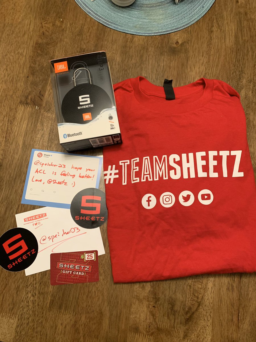 HUGE S/O to @sheetz for the care package 🙏🏽 #teamsheetz for life