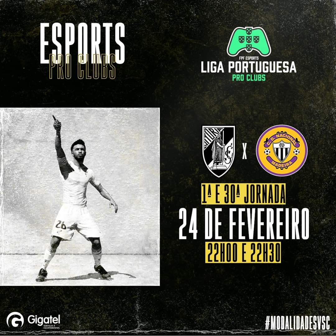 VSCFroggy's tweet photo. 🎮 eSports

É já nesta segunda-feira que começa a Liga Portuguesa FPF. 

Vamos equipa! 🙌

🏆 Liga Portuguesa FPF

⚔ Vitória SC - CD Nacional
🗓 Segunda-Feira, 24 de Fevereiro
⏱ 22h00
🎥 https://t.co/V28yUffB0N

#SomosAAlmaDoRei #ModalidadesVSC #eSportsVSC #Conquistadores https://t.co/PT4wfa7KiQ