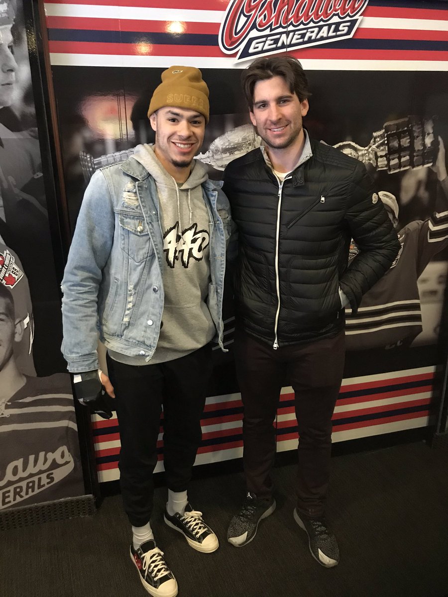 Just two Gens alumni catching up! 

Then                   vs.                    Now