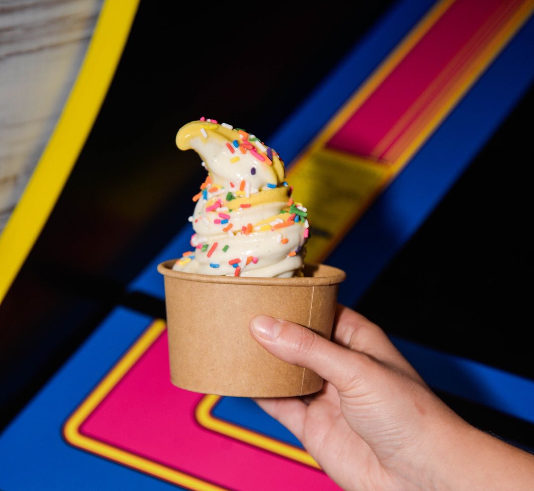 ✅ Cups that go back into the earth instead of landfill 
✅ Oat Milk Soft Serve that uses 80% less green greenhouse gas emissions than traditional
✅ Ms. PacMan machine that benefits <a href="/grownyc/">GrowNYC</a>
⠀⠀⠀⠀⠀⠀⠀⠀⠀
We've got everything you need to make your week better.