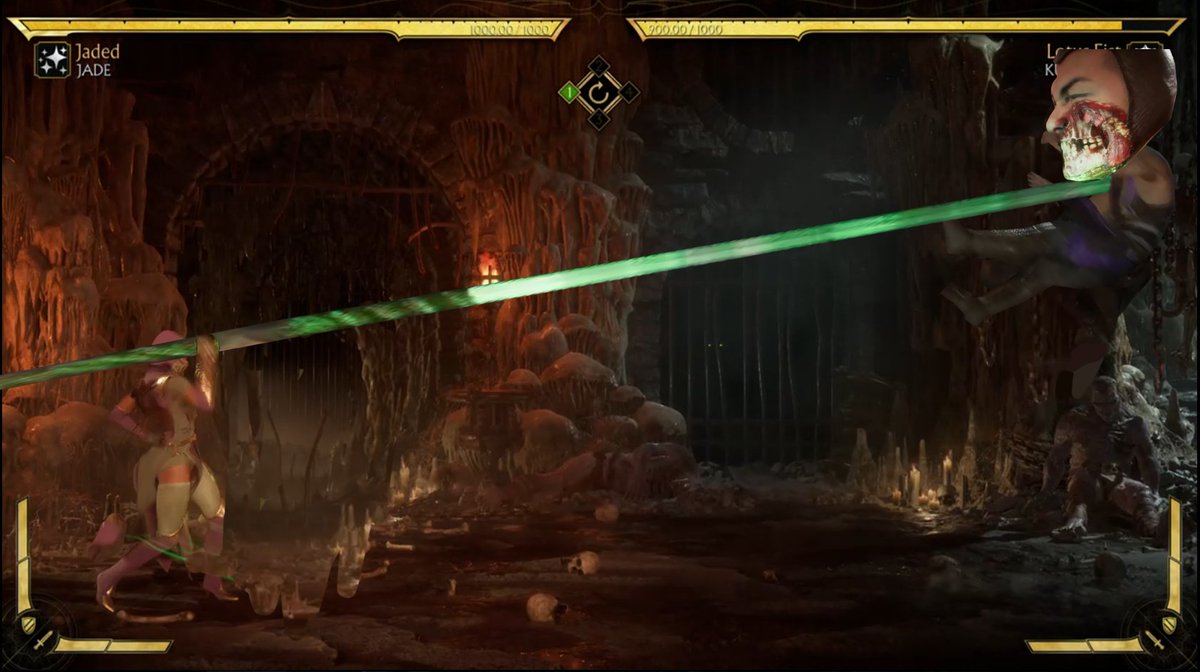 Kitana_Nina's tweet photo. (Pic ain't mine)
Jade's uppercut be like: https://t.co/oBeU0Le1wR