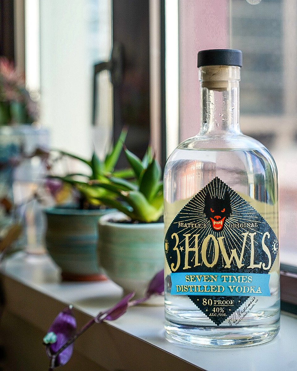 Sunny Sunday afternoons are for sipping your favorite spirit, like our Seven Times Distiller Vodka.💦💦💦 #3Howls
