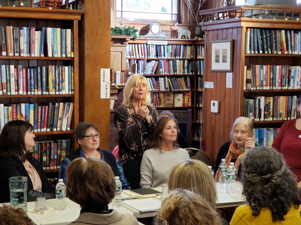 What a great panel -- Inside Playwriting -- sponsored by CT Chapter of the LPTW and Western New England Dramatists Guild. Standing-room-only as part of Ivoryton Playhouse's 
 Women's Playwright Initiative.
