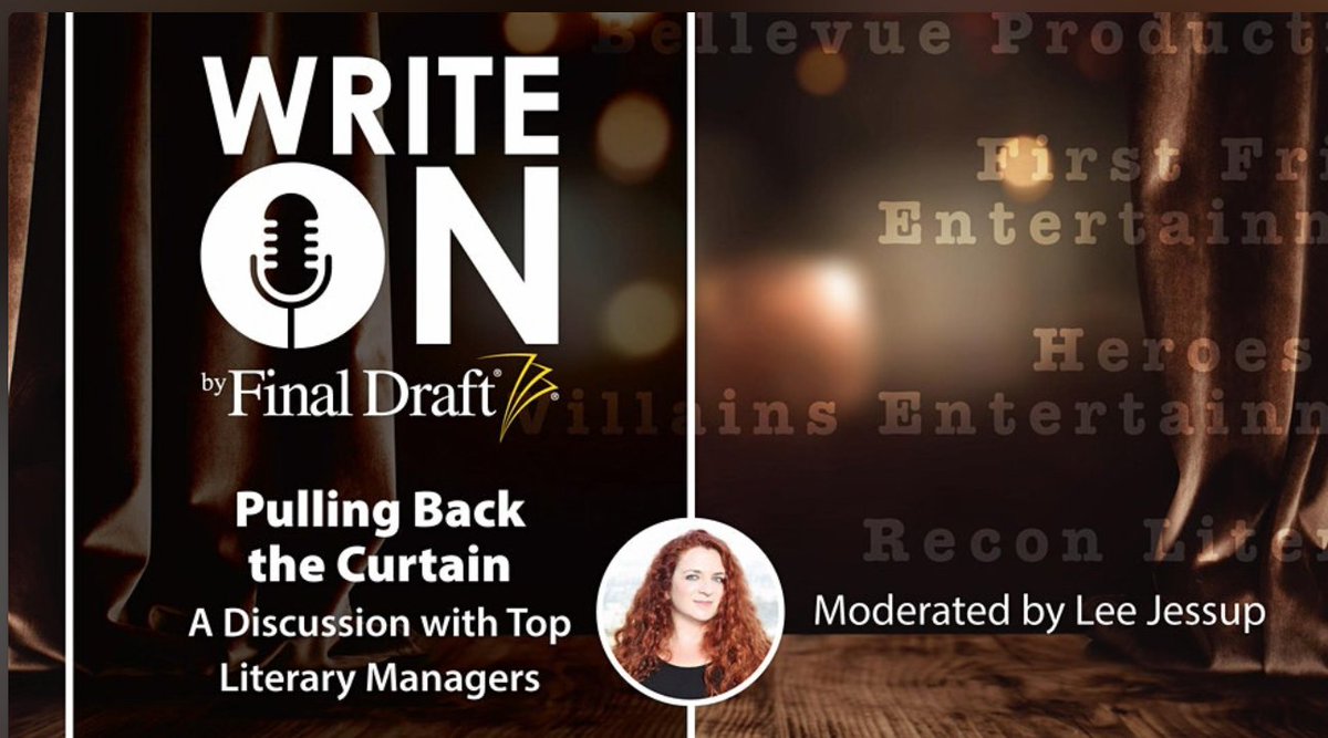 LeeZJessup's tweet photo. Hey LA writers: I am  moderating a managers panel w/ some amazing guests! 3/2, New York Film Academy, 7pm-9pm. All thx to my good friends (that's u @kala_guess @ShellyMellott) @finaldraftinc who put it together! #screenwriting #TVwriting #writingadvice
https://t.co/fatT6bynW7 https://t.co/TwxhD1vMOk