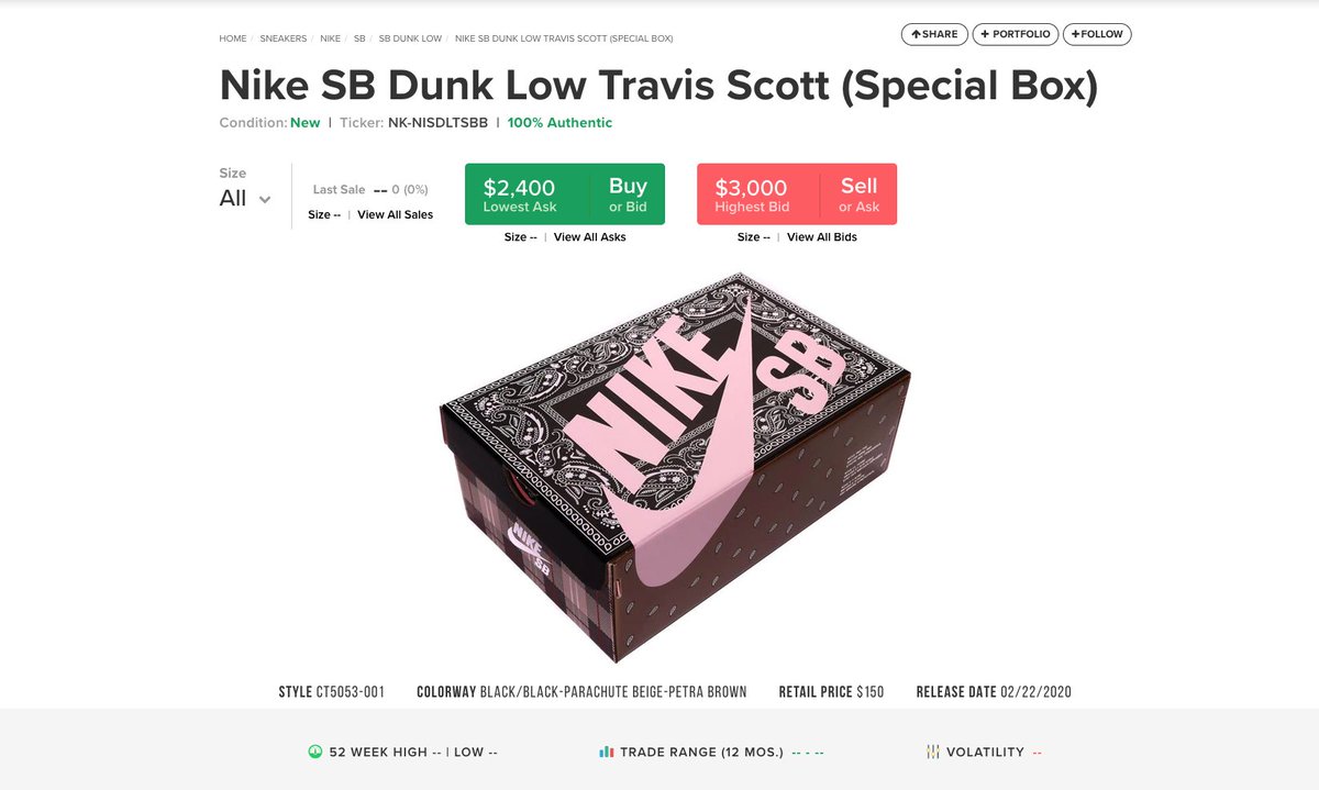 special box travis scott
