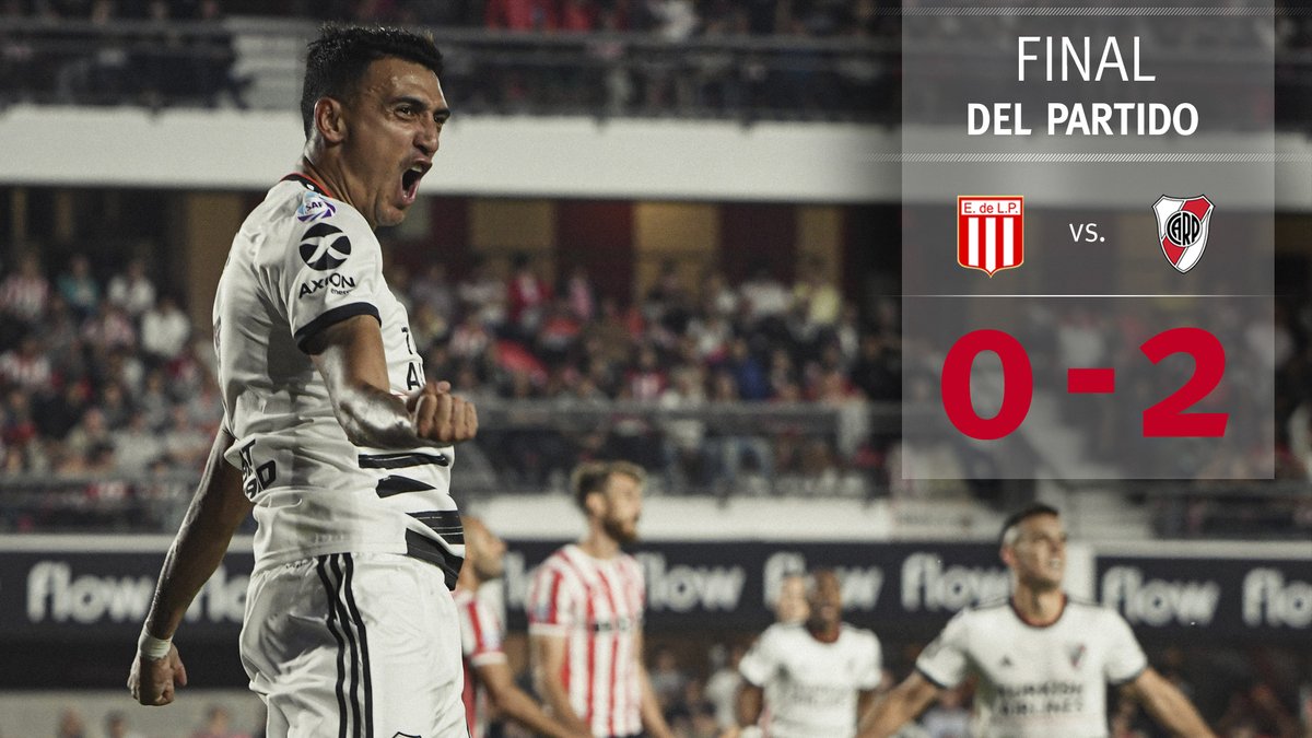 RiverPlate's tweet photo. ¡¡¡GANÓ RIVER!!! ⚪️🔴⚪️ https://t.co/Fj6fSIHSoC