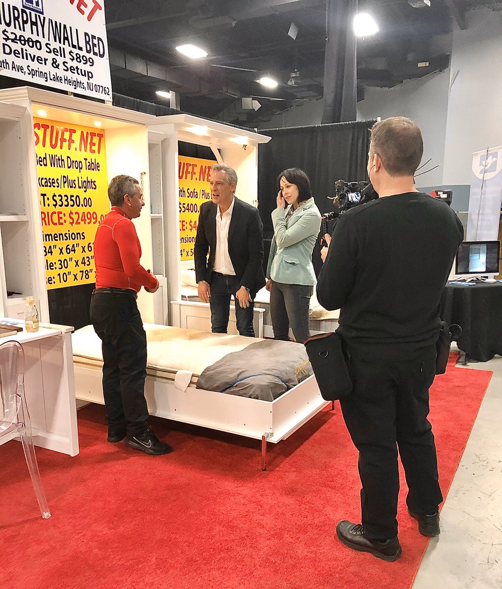 There are no words to explain just how grateful &amp; honored I am for the opportunity to show Trading Spaces Host <a href="/RealPaigeDavis/">Paige Davis</a> and Trading Spaces designer <a href="/DougDesignsReal/">Doug Wilson</a> all of the latest, most innovative space saving furniture solutions! #NJHomeShow