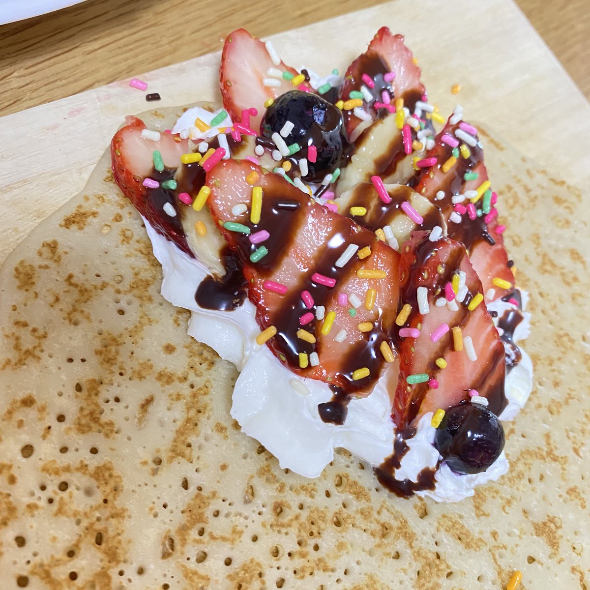 くるみ なり 外出控えたい時の強い味方 業務スーパーの冷凍クレープ生地でクレープパーリー カロリーはリングフィットで消費だ