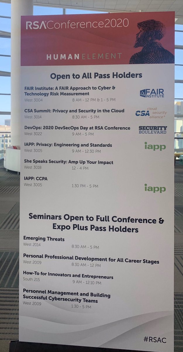 FAIRInstitute's tweet photo. Join us tomorrow morning for our All Access FAIR sessions at #RSAC starting tomorrow morning at 8 AM in Moscone West. Speakers include @JonesFAIRiq @jackfreund3 @chadweinman! #riskquantification #cyberrisk #FAIRInstitute https://t.co/pDWjI5NVyJ