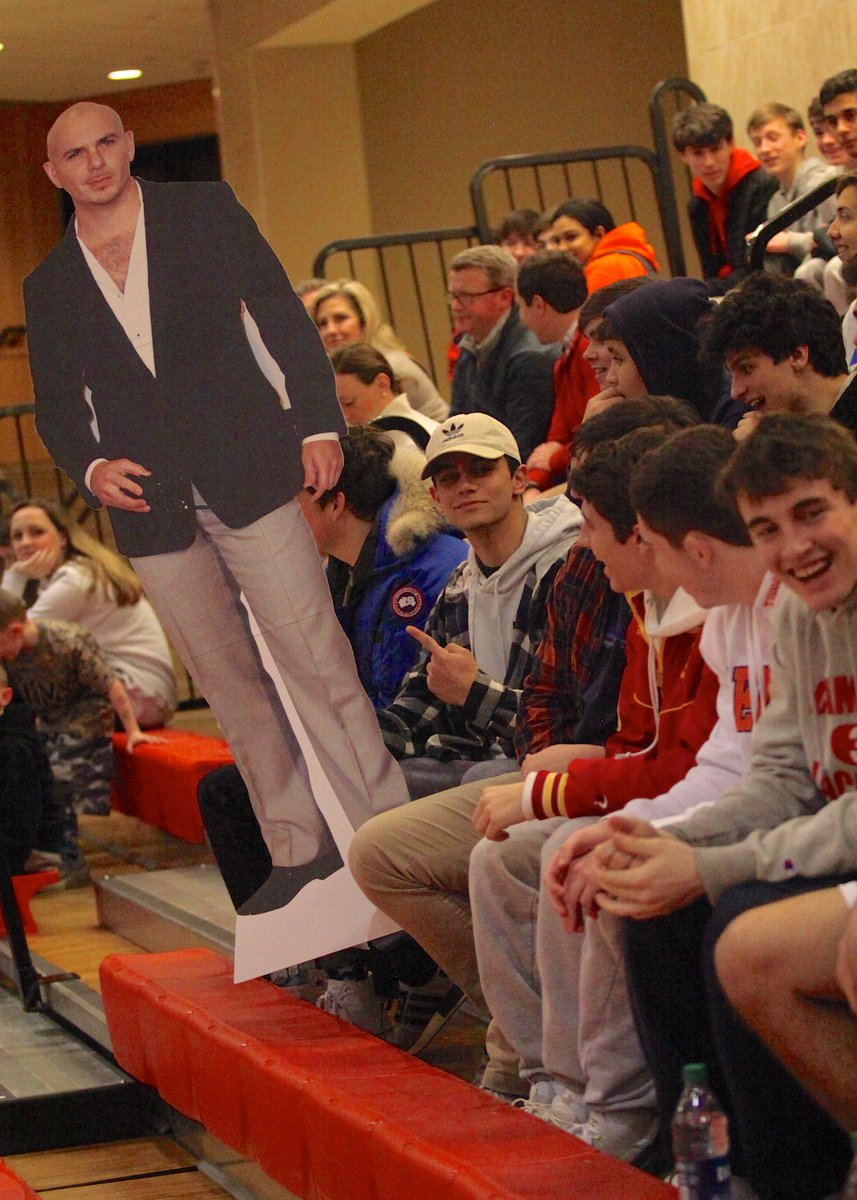 Geoff_Walter's tweet photo. . @ryanaljader14 Photos of the #FlyerFaithful at @Chaminade_Hoops
 senior night, including an appearance from Mr. 305 himself https://t.co/eyLpZnv1uy