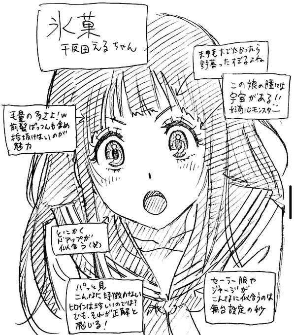 模写を振り返ると「京都アニメーション」のキャラの多さにビックリする。
イキイキとした彼女たちには、学ぶ事がたくさんある!

忙しくて、過去絵ばかりでゴメンね
m(_ _)m 
