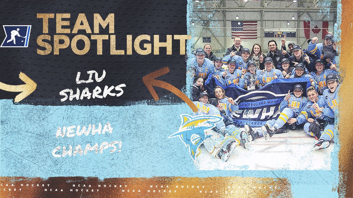 NCAAIceHockey's tweet photo. 🏆Congrats to @LIUWHockey - the inaugural NEWHA Champions!🏆

#ncaawhockey https://t.co/MKC8bCaz0t