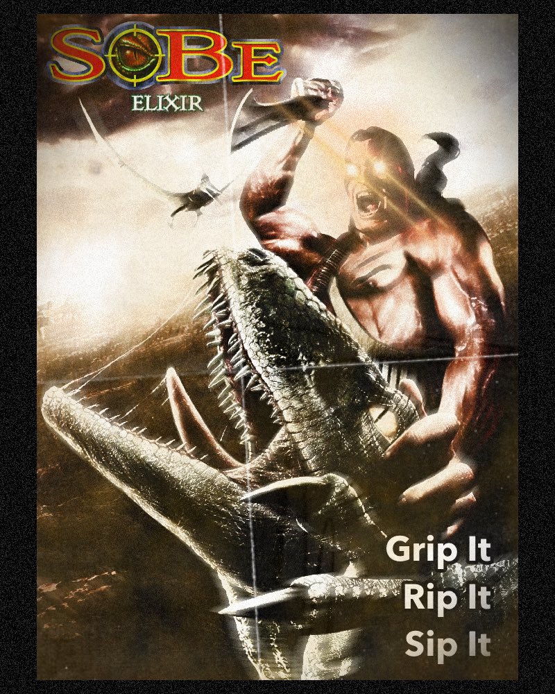 negator7's tweet photo. The first SoBe being discovered.
If I was in charge of the marketing team, I would push so hard to do a cross promotion with Turok and SoBe. 
#Turok #Sobe #SobeLife #TurokDinosaurHunter #Negator7 @SoBe https://t.co/7rCOksuFll