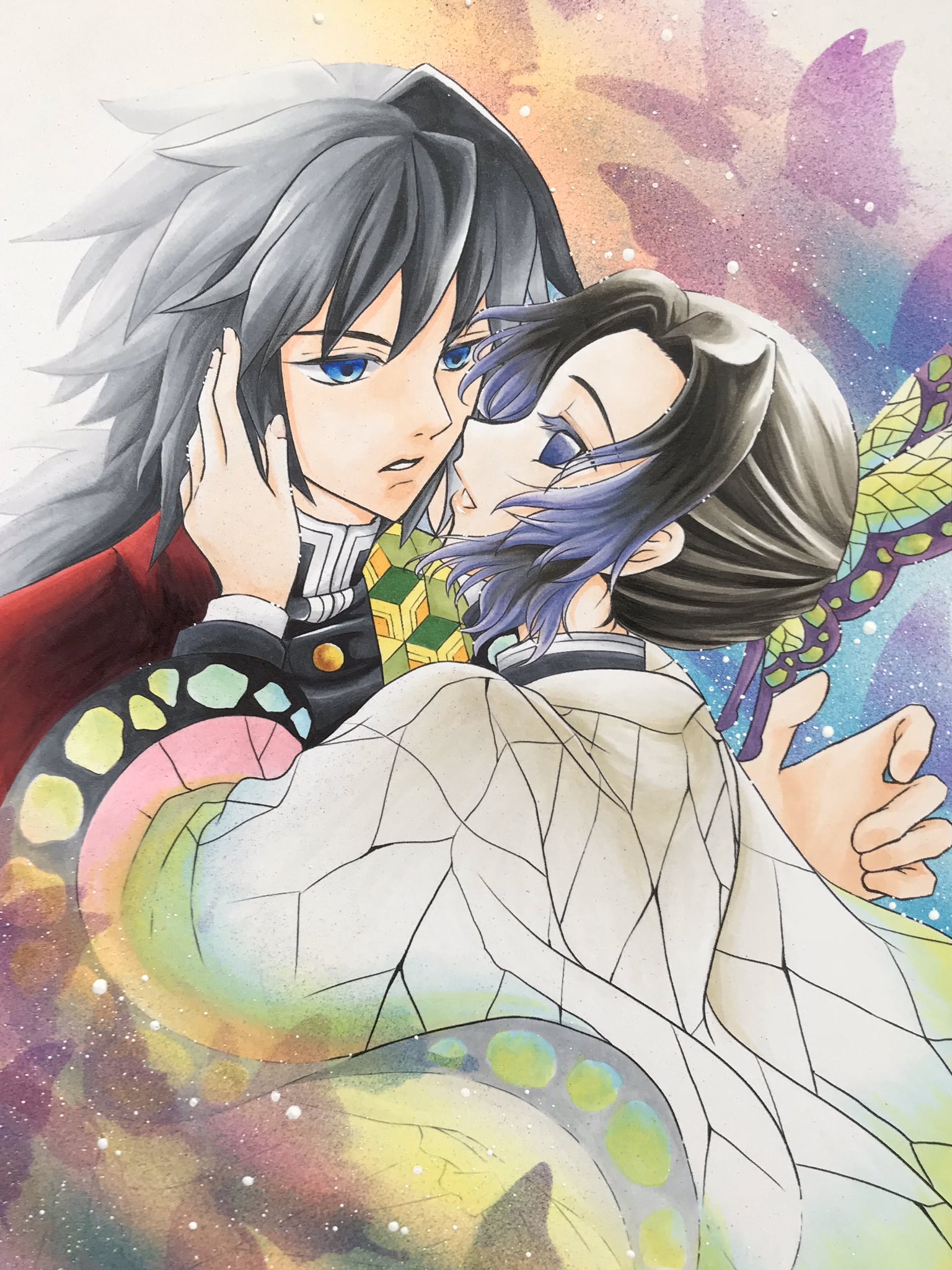 白猫パンダ V Twitter 胡蝶しのぶさんの誕生日らしいなので過去絵載せておきます ぎゆしの尊い イラスト好きな人と繋がりたい 鬼滅の刃 胡蝶しのぶ 誕生日 冨岡義勇 T Co Ywnmxvgviu Twitter