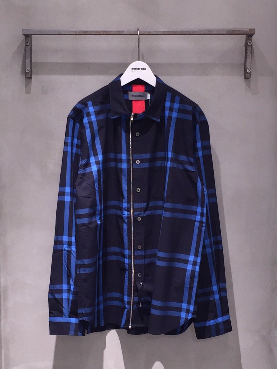 MT_SHINJUKU's tweet photo. 〈Beautilities〉
"CHK UTILITY ZIP SHT"
¥25,000(+tax)
東京を拠点とする
メンズウェアブランドより
新作が入荷致しました。
#monkeytimejp
#beautilities https://t.co/7bNPzvMhvB